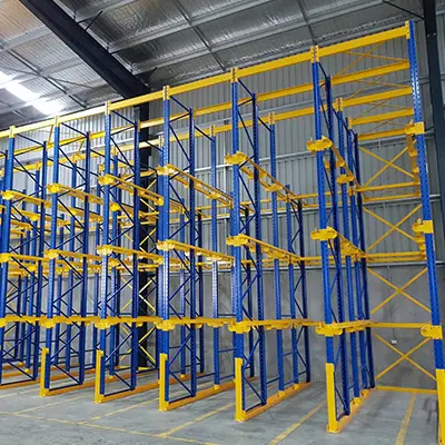 Venda quente Movimentação Industrial em Pallet Rack Armazém Prateleiras De Armazenamento Heavy Duty Prateleira FIFO/FILO