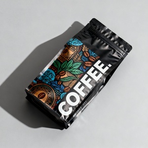Bolsas de Café con Fondo Plano de 250g, 500g y 1kg, Bolsas de Café Vacías Personalizadas, Bolsas de Empaque para Granos de Café con Impresión Personalizada - Product Image 3