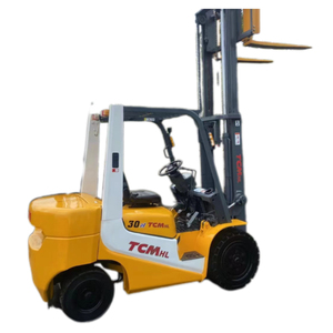 Minicarretilla elevadora TCM 3Ton superventas, piezas originales, terreno áspero, alto precio estándar, mástil de tres etapas diésel usado en stock a la venta - Product Image 1