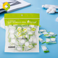 Zonge 100 Pièces Masques Compresses Jetables Visage Large en Pastille de Bonbon : Absorbent l'Eau et Pénètrent la Peau – Matériel de Masque Facial