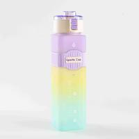Bouteille d'eau pour enfants, bouteille d'eau de qualité alimentaire pour la remise en forme, la salle de sport, l'été, bouteille d'eau en plastique anti-fuite pour l'école, l'extérieur, thermique