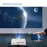 Projecteur 3LCD intelligent connecté WiFi XK-W450 /Android pour Home cinéma en plein air affaires et éducation 4500-5000 Lumens sortie d'usine