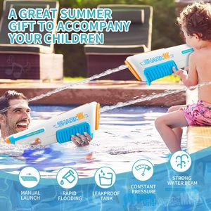 YT 2-in-1 Elektrische Wasserpistole mit Hochdruck-Automatik-Sprühfunktion für Pool, Strand und Garten-Wasserschlachten - Product Image 6