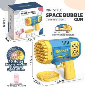 Nuove Pistole Spara Bolle Giocattolo per Bambini, Lanciarazzi Elettrico Automatico per Esterni, Macchina Spara Bolle per Bambini e Bambine, Regalo - Product Image 4