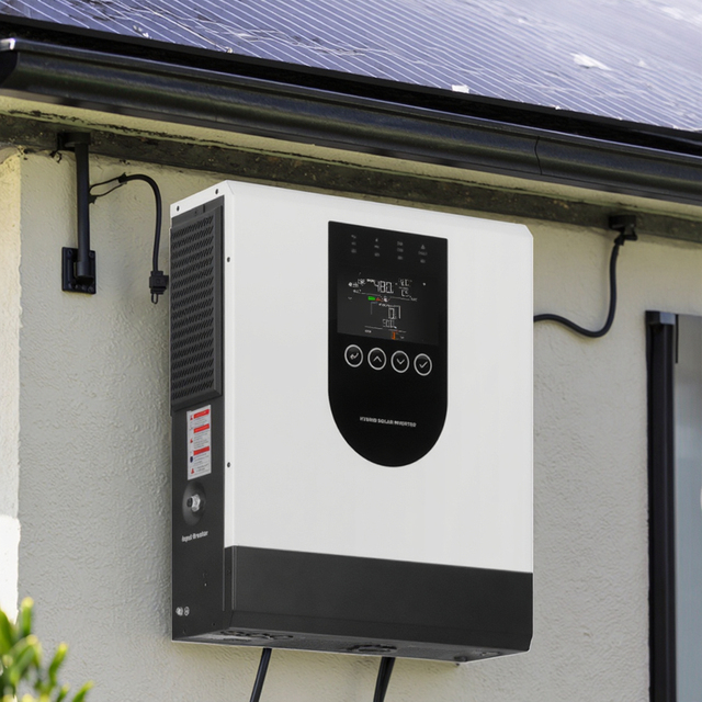 6KW Hybrid Solar Inverter for Home Use 48V On/Off Grid Solar Power MPPT Inverter with WIFI Communication AC Inverter