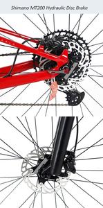 Bicicleta <span class=keywords><strong>MTB</strong></span> de 29 pulgadas con suspensión completa con fibra de <span class=keywords><strong>carbono</strong></span> y Llanta de aleación de aluminio para Shimano Carbon 29 y 27,5 Mountain Cycle para hombres - Product Image 5