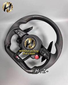 Volante Deportivo Multifunción LED de Fibra de Carbono y Cuero de Alta Calidad, Apto para Modificar <span class=keywords><strong>Volkswagen</strong></span> R8/RS/<span class=keywords><strong>GTI</strong></span>/<span class=keywords><strong>Golf</strong></span> R - Product Image 2