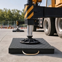 Plaques flottantes stabilisatrices pour grue en UHMWPE, motif personnalisé, haute résistance, fabricant chinois, usine certifiée ISO, fourniture directe