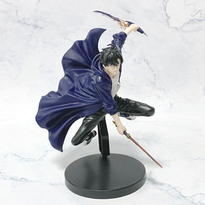 18CM <span class=keywords><strong>Solo</strong></span> nivelación Sung Jin Woo Anime figurita dibujos animados Anime PVC figura recoger japonés - Product Image 1