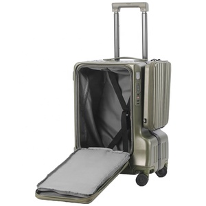 Vente en gros de valises à roulettes DE GER de qualité supérieure, fabriquées en Chine, avec cadre en aluminium, 20, 24, 28 pouces, 8 roues, ensembles de bagages de <span class=keywords><strong>voyage</strong></span> - Product Image 3