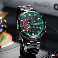 Montre CURREN 8402 haut de gamme pour homme, montre sport à quartz, acier inoxydable, chronographe étanche, montre-bracelet homme, Montre Homme