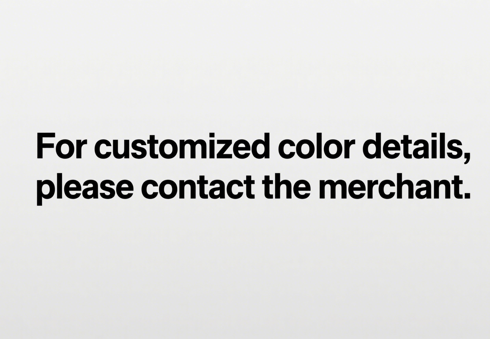 custom color
