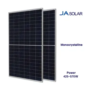 Painel Solar Ja Mono Fotovoltaica Meia Célula Painel Solar Transparente 540w 545w 550w Painéis PV