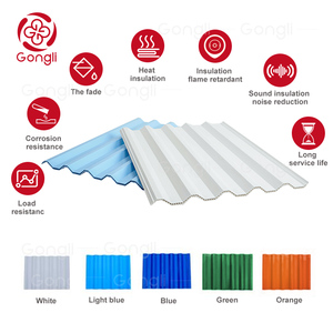 Twin Wall <strong>Bamboo</strong> Corrugated PVC <strong>Roofing</strong> <strong>Sheets</strong> Outdoor Synthetic Resin <strong>Plastic</strong> <strong>Roofing</strong> Panels - Product Image 6
