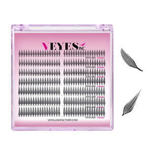 Pestañas Postizas Pre-Formadas VEYELASH Birdie Lashes, Ultra-Ligeras de 0.04MM, Hechas a Mano por Técnicos Profesionales Certificados, Acabado Mate - Product Image 6