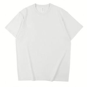 Design Custom logo Pure Cotton T-<b>shirt</b> High Quality Solid Color Casual Style logo Custom Design - Product Image 4