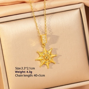 <span class=keywords><strong>สร้อย</strong></span>คอผู้หญิงทรงหัวใจประดับเพชรคิวบิกเซอร์โคเนียชุบทอง สไตล์สปอร์ต ขายดีข้ามพรมแดน แมทช์ได้กับทุกชุด แฟชั่นเฉพาะกลุ่ม - Product Image 6