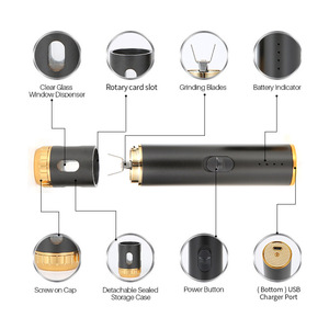 Commercio all'ingrosso di fumo OEM/ODM accessori fumo portatile penna ricaricabile smerigliatrice automatica <span class=keywords><strong>elettronica</strong></span> erba smerigliatrice - Product Image 4
