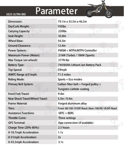 <span class=keywords><strong>Moto</strong></span> tout-terrain Sur Ron ultra Bee <span class=keywords><strong>pas</strong></span> chère, 120 km, 59 mph, 2025 surron ultra Bee 21kw - Product Image 5