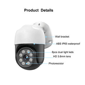 8MP 4K Video Security <span class=keywords><strong>POE</strong></span> Cámara <span class=keywords><strong>IP</strong></span> 350 <span class=keywords><strong>Pan</strong></span> & <span class=keywords><strong>Tilt</strong></span> Smart Color Night Vision Outdoor PTZ <span class=keywords><strong>Camera</strong></span> Xmeye App - Product Image 3