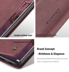 CaseMe เคสโทรศัพท์มือถือ Xiaomi 12 Ultra,เคสฝาพับหนังแท้ดีไซน์เรียบใส่บัตรได้สำหรับ Xiaomi <span class=keywords><strong>Mi</strong></span> 12 12X 11 <span class=keywords><strong>Mi</strong></span> 10T - Product Image 4
