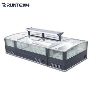 ตู้แช่แข็งแบบกระจกใสสำหรับแสดงสินค้าอาหารแช่แข็ง - Product Image 3