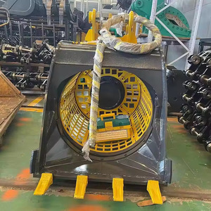 Godet de criblage hydraulique robuste pour excavatrice |   Tamis à tambour pour terre, compost et déchets |   Support OEM |   Outil certifié CE - Product Image 4