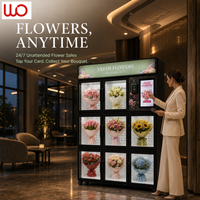Distributeur automatique de fleurs intelligent à 8 compartiments avec contrôle cloud et gestion des stocks