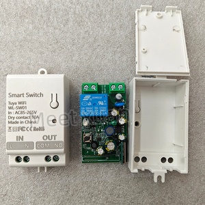 Tuya สวิตช์รีเลย์อัจฉริยะ <span class=keywords><strong>Wifi</strong></span> AC 85-265V, 10A แสดงผลแบบพาสซีฟแบบสัมผัสแห้งโมดูลควบคุมระยะไกลไร้สาย110V 220V แบบสากล - Product Image 4