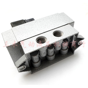 Vanne solénoïde à deux positions et cinq voies Know Us K25DH 15 AC220V 50Hz, port 3/8 pouces, vanne hydraulique - Product Image 2