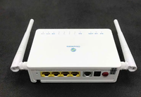 ONT/ONU XPON F663NV9 Usado, Versión Original en Inglés, 2GE 2FE 1TEL 5DBI, Wi-Fi 4G 3G, Fibra Óptica Blanca, 1 Año de Garantía