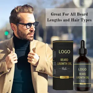 Private Label Beard Growth Oil Thickener Conditioner Beard Oil For Men Growth Natural Beard Growth Serum For Facial Care Man