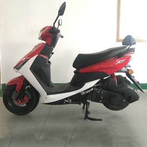 Motocicleta <span class=keywords><strong>Scooter</strong></span> de Gasolina <span class=keywords><strong>50cc</strong></span>, Motor Monocilíndrico de 4 Tiempos Refrigerado por Aire, Totalmente Automática, Clásica Roja - Product Image 5