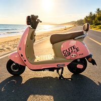Vente flash - Moto électrique rose 1500W à 2 roues pour femmes adultes
