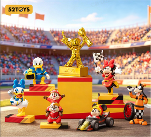 Caja al por mayor de 12 unidades: 52toys Disney <span class=keywords><strong>Mickey</strong></span> y sus amigos, serie F1 Track Adventure, caja misteriosa de coleccionables, juguetes de cumpleaños para niños - Product Image 4