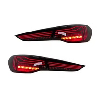 Nuevas Luces Traseras de Coche con Línea de Color Auto-y para BMW Serie 4 G22 G82 2018-22 CSL, Luces Traseras LED RGB para Accesorios de Coche BMW G22