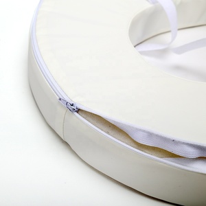 Accesorio de baño acolchado de fácil limpieza, asientos estándar <span class=keywords><strong>alargados</strong></span>, cojín, asiento de inodoro de espuma acolchada suave - Product Image 5