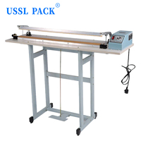 Scelleuse thermique à commande au pied SFP-800, robuste, pour un fonctionnement continu, sacs en plastique pour usage industriel et atelier, machine de scellement