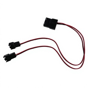 Connecteur pour boîtier d'ordinateur, 4 broches, Molex à 2x3 broches, raccord pour ventilateur, câble adaptateur/séparateur Y - Product Image 1