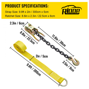 Attache à <span class=keywords><strong>cliquet</strong></span> en corde 3 ''10T <span class=keywords><strong>Sangle</strong></span> de machinerie lourde 10m <span class=keywords><strong>12m</strong></span> Résistant à l'abrasion PE Polyester Mélange Attache à <span class=keywords><strong>cliquet</strong></span> rétractable - Product Image 5