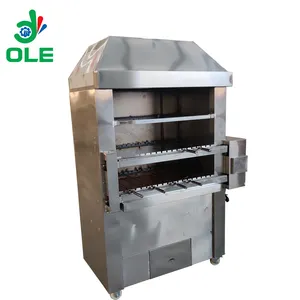 Commerciële Automatische Bbq Machine Elektrische/Houtskool/Gas Spiesjes Bbq Grill Machine Roestvrij Staal Kip Grill Machine