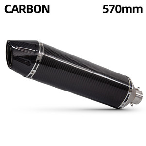 Silencieux d'échappement de moto universel 51mm en fibre de carbone 570MM pour R1M ZX10R GSXR1000 <span class=keywords><strong>CB1000R</strong></span> RSV4 S1000RR V4 - Product Image 6