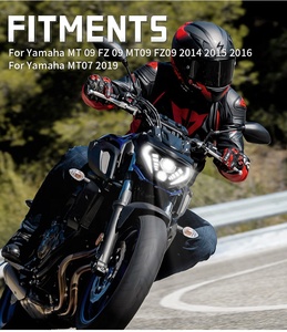 Para motocicleta Yamaha <span class=keywords><strong>MT</strong></span> <span class=keywords><strong>09</strong></span> FZ <span class=keywords><strong>09</strong></span> MT09 faro FZ09 2014-2016 para Yamaha MT07 <span class=keywords><strong>2019</strong></span> - Product Image 6