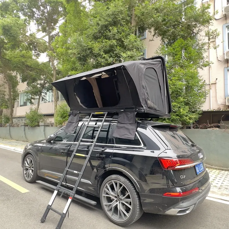 Hot Sale Low Price Big Size 3-4 Person Car Side Structured Aluminum Rooftop Tents For Cars Camp Tent Car Roof Top Tent