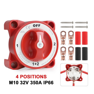 สวิตช์จุดระเบิด 4 ตำแหน่ง Cnspeed 32V 350A M10 IP66 สำหรับรถบ้าน เรือ รถบรรทุก - Product Image 4