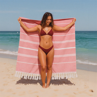 Custom Peshtemals 100% Cotton Turkish Cotton Beach Towel Towels Turkey Hammam Peshtemal Wholesale Pestemal Fouta Sarong