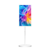 Layar Sentuh Kapasitif 27-inci Kamera Terintegrasi 13MP Baterai Portabel Sistem Operasi Android 15 Poster Digital LCD Pintar Full HD Dalam Ruangan OEM