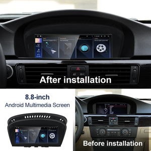 Pantalla multimedia estéreo Android de 8.8 pulgadas con estilo original para automóvil, para BMW Serie 5 E60 E61 E63 Serie 3 E90 E91 E92 - Product Image 5