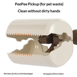 <span class=keywords><strong>Pelle</strong></span> à déjections canines portable à long manche facile à utiliser avec distributeur de sacs à déjections intégré - Product Image 4