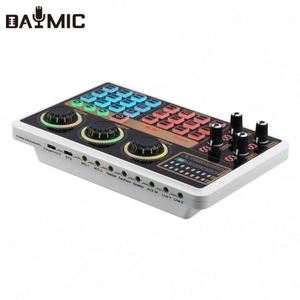 DAYMIC HC19 DJ มิกเซอร์การ์ดเสียงอินเทอร์เฟซเสียงสำหรับการถ่ายทอดสดสมาร์ทโฟนพีซี - Product Image 2